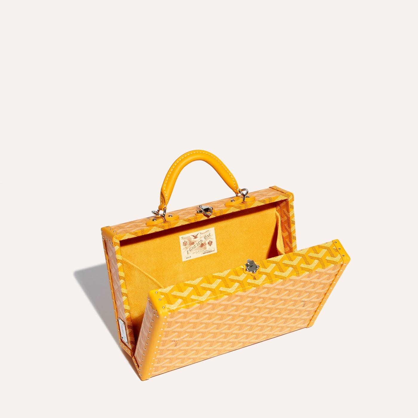 Goyard Grand Hôtel Trunk Bag Yellow - Image 4